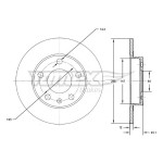 TOMEX Brakes Bremsscheibe